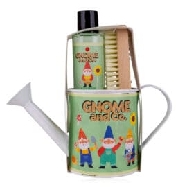 Σετ περιποίησης σε ποτηστηράκι 300ml με αφρόλουτρο 100ml &amp; βουρτσάκι νυχιών, Gnome &amp; CO – Accentra