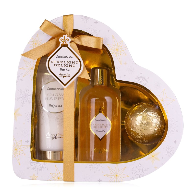 Χριτουγεννιάτικο Bath set με αφρόλουτρο 300ml, λοσιόν σώματος 200ml & 120g bath fizzer, Winter Magic
