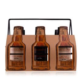 Ανδρικό σετ σε καλάθι με 6*100ml: body wash, face wash, after shave, λοσιόν &amp; σαμπουάν – Accentra