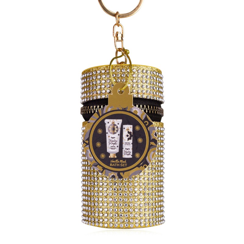 Body care set σε κοσμηματοθήκη με 20ml κρέμα χεριών & lip balm, Winter magic - Accentra