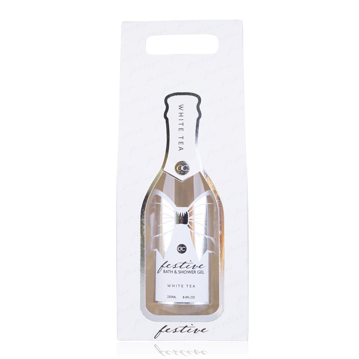Αφρόλουτρο 250ml σε λευκή συσκευασία σαμπάνιας, Festive - Accentra