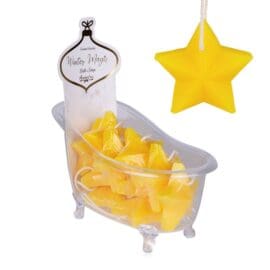 Χριστουγεννιάτικα σαπούνια με σχήμα αστεριού 60γρ σε μπανιέρα, Winter Magic – Accentra