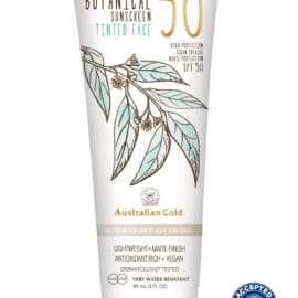 Vegan αντηλιακή κρέμα προσώπου με χρώμα &amp; SPF 50 88ml – Light – Australian Gold