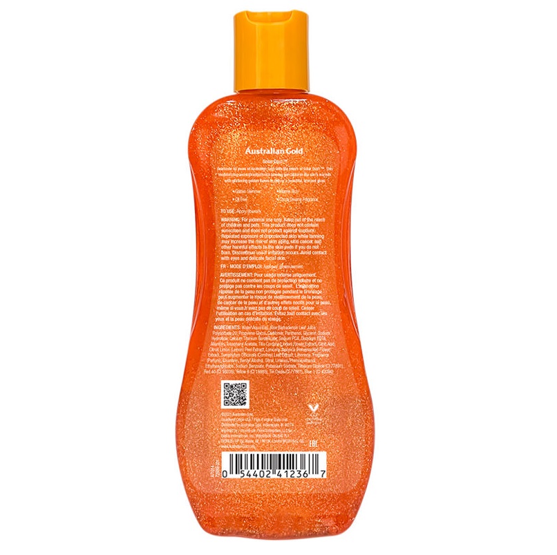Solar Dust Ενισχυτικό τζελ μαυρίσματος με Golden Shimmer χωρίς SPF 237ml - Australian Gold - Image 2