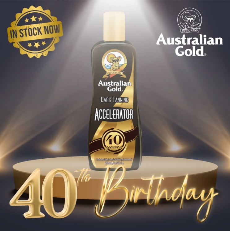 Tanning Accelerator, 40 Years Limited Edition Intensifier 250ml - Australian Gold - Image 2