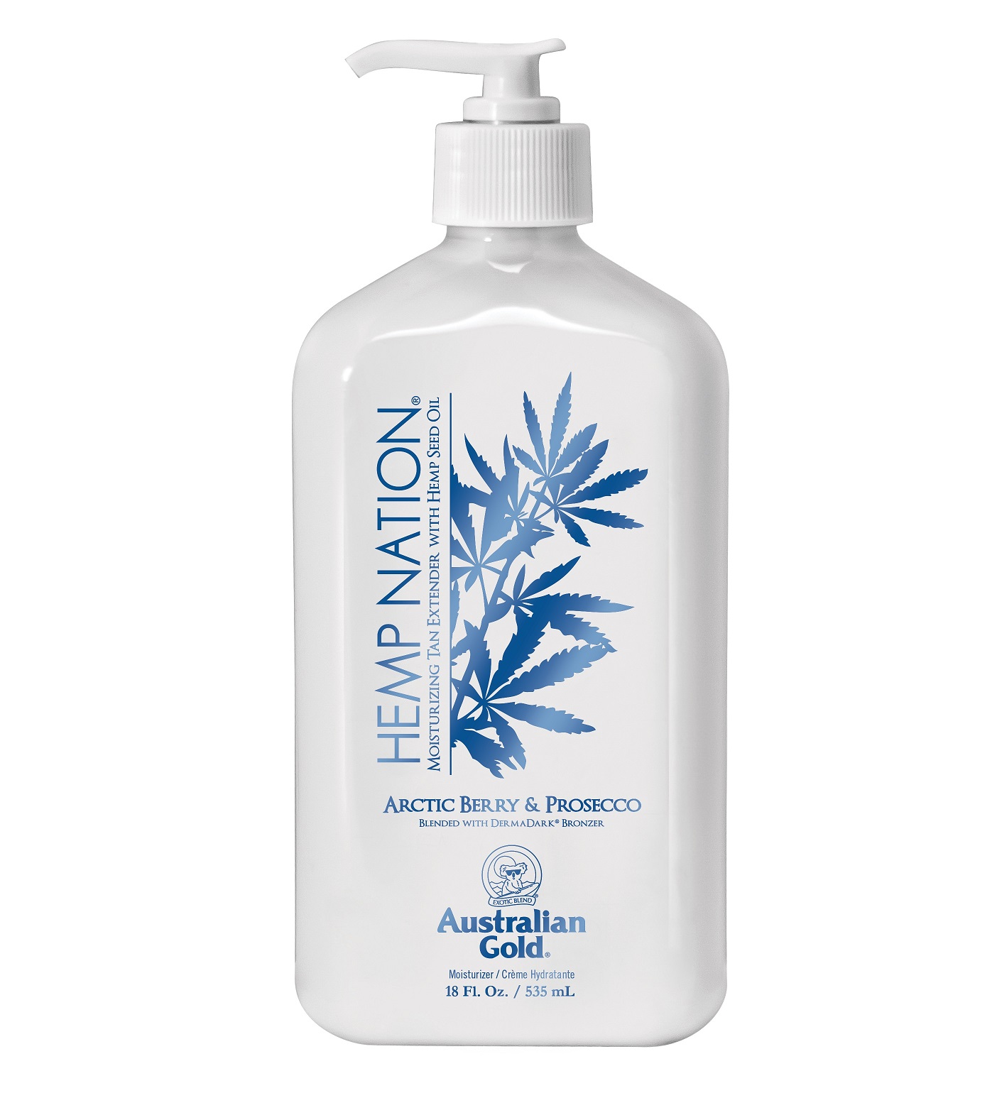 Berries & Prosecco Ενυδατική λοσιόν διατήρησης & ανάπτυξης μαυρίσματος, Hemp Nation 535ml