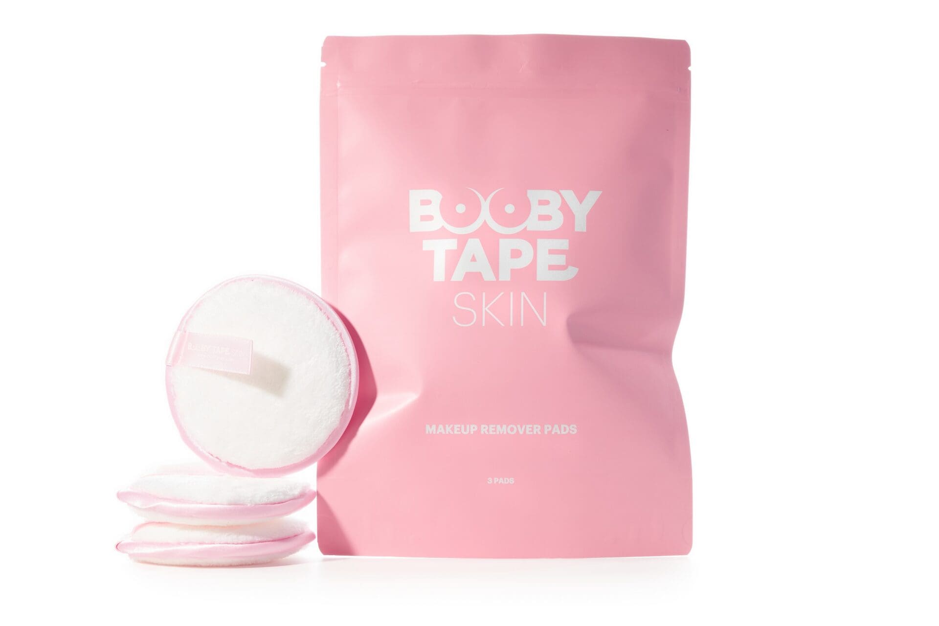 3 Οργανικά επιθέματα ντεμακιγιάζ στήθους & προσώπου, επαναχρησιμοποιήσιμα - Booby Tape