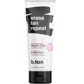 Ξε-μαυριστικό Body wash &amp; scrub, Erase tan repeat, tan eraser 237ml – BTan