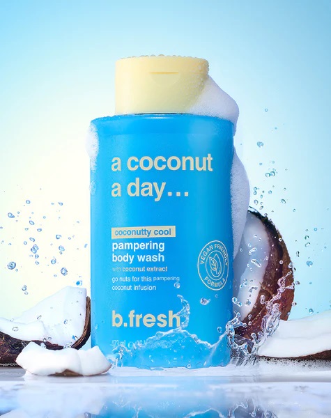 Pampering αφρόλουτρο gel 473ml, A Coconut A Day - BFresh - Image 2