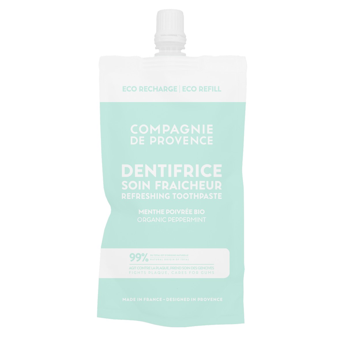 Ανταλλακτικό Σακουλάκι Οργανικής Freshening Οδοντόκρεμας 180ml - Compagnie de Provence