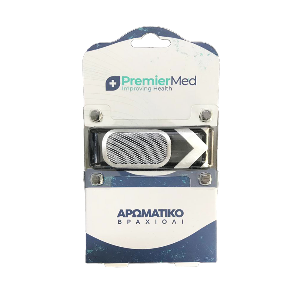 Αντικουνουπικό Βραχιολάκι Black (με 2 ταμπλέτες) - Premier Med