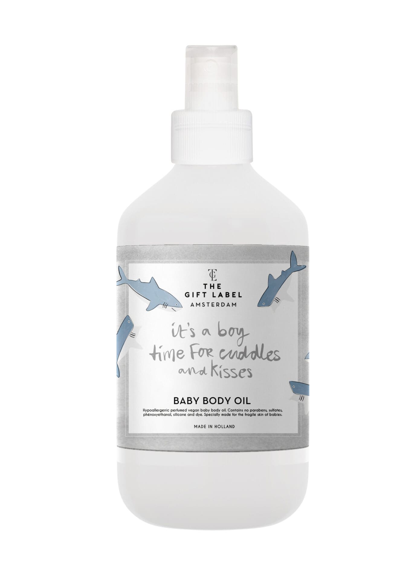 It's a boy, 250ml Vegan Βρεφικό λάδι σώματος - The Gift Label