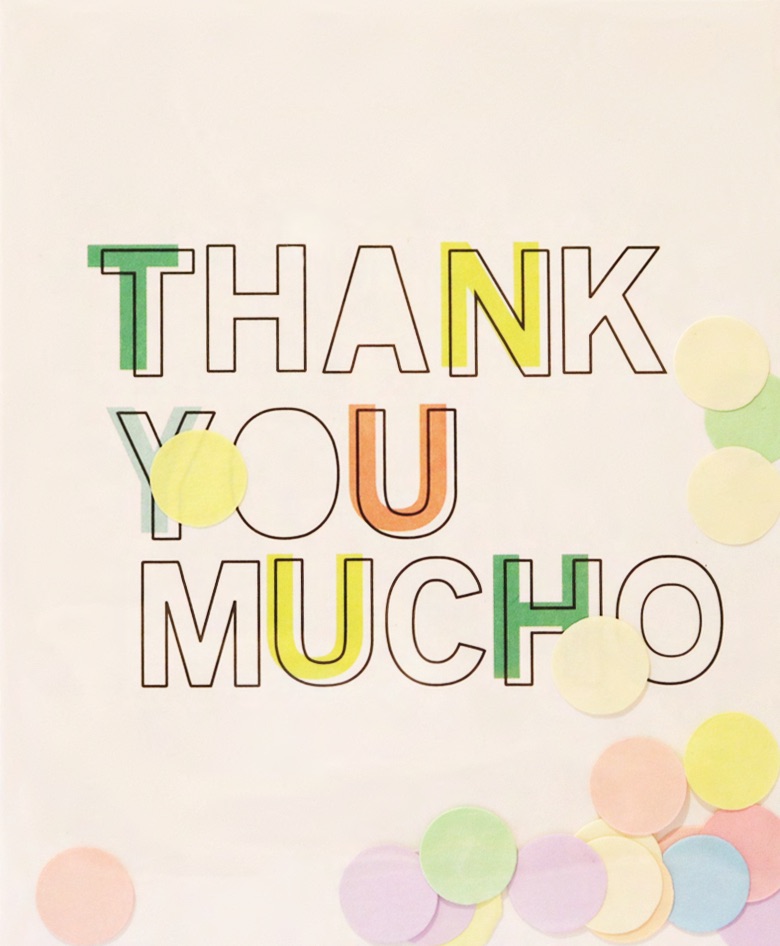 Ευχετήρια Κάρτα, thank you - The Gift Label