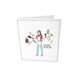Ευχετήρια κάρτα, you spice up – The Gift Label