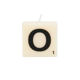 Γράμμα O – Κεράκι κύβος 4x4cm – The Gift Label