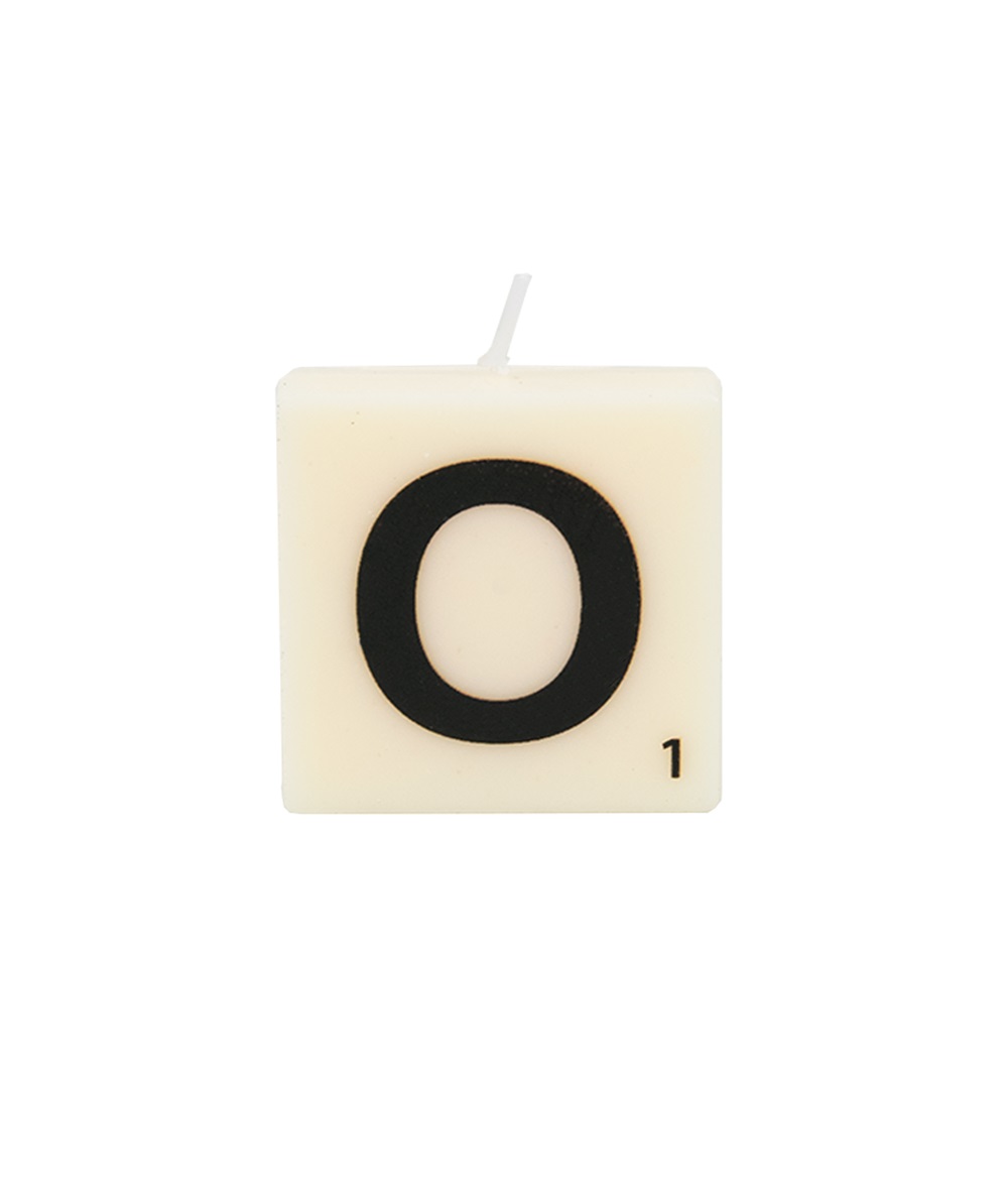 Γράμμα O - Κεράκι κύβος 4x4cm - The Gift Label