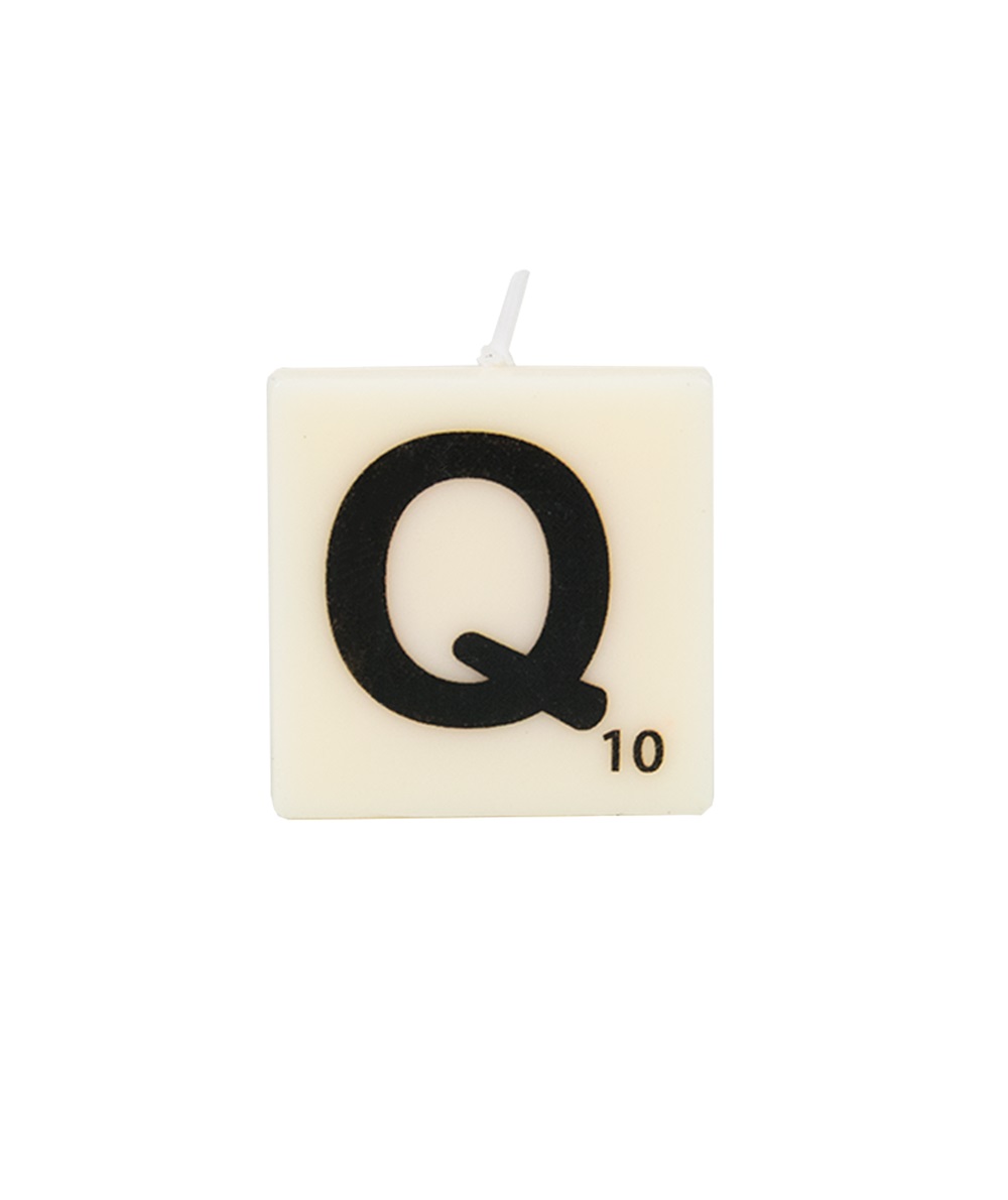 Γράμμα Q - Κεράκι κύβος 4x4cm - The Gift Label