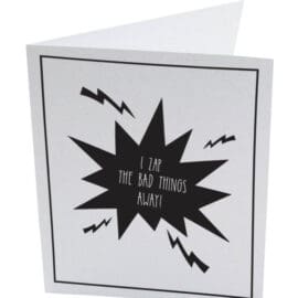 Ευχετήρια Κάρτα, I zap the bad things – The Gift Label