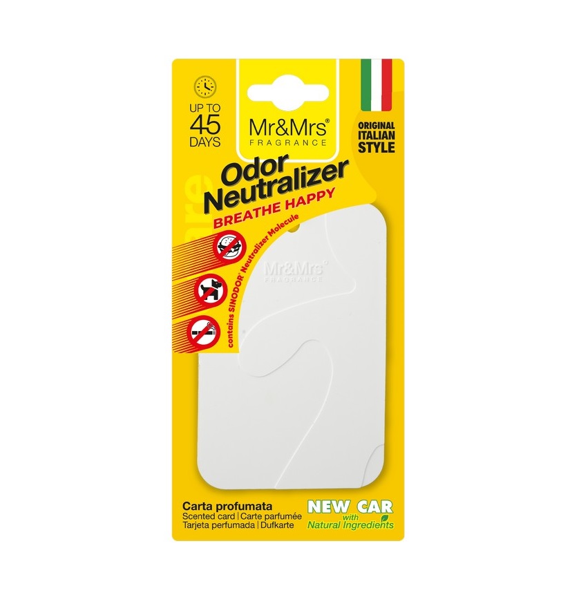 Αρωματική κάρτα εξουδετέρωσης οσμών, Cesare New Car - Mr&Mrs Fragrance