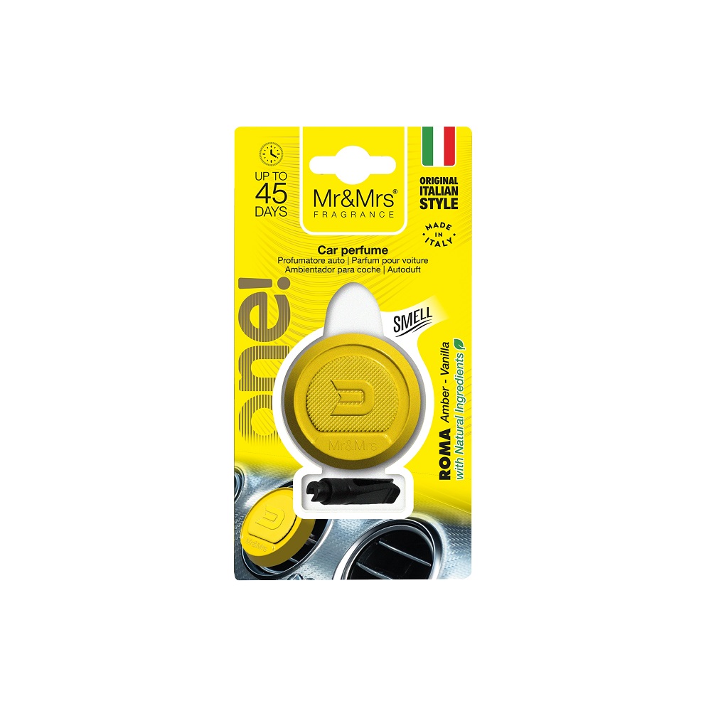 One! Roma Κίτρινο Αρωματικό Αυτοκινήτου - Mr&Mrs Fragrance - Image 2