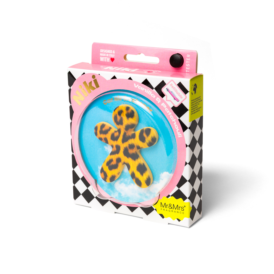Αρωματικό αυτοκινήτου με ανταλλακτικό Niki Brown Animalier, Vanilla & Patchouli - Mr&Mrs Fra - Image 2
