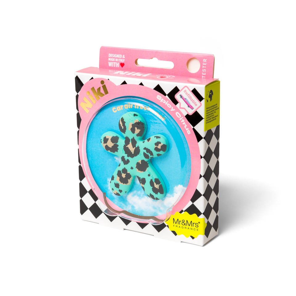 Αρωματικό αυτοκινήτου με ανταλλακτικό Niki animalier blue, Spicy citrus - Mr&Mrs Fragrance - Image 2