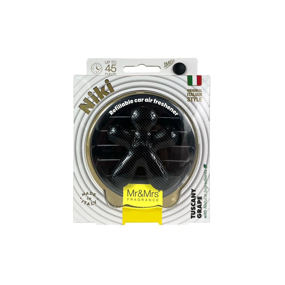 Αρωματικό αυτοκινήτου με ανταλλακτικό Niki Carbon Fiber, Tuscany Grape - Mr&Mrs Fragrance - Image 2