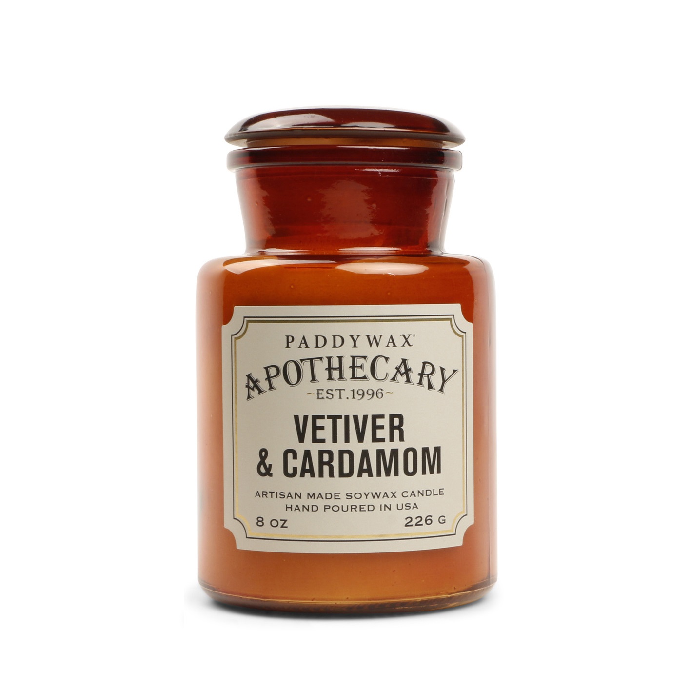 Κερί Apothecary, Vetiver & Cardamon 226gr - Paddywax