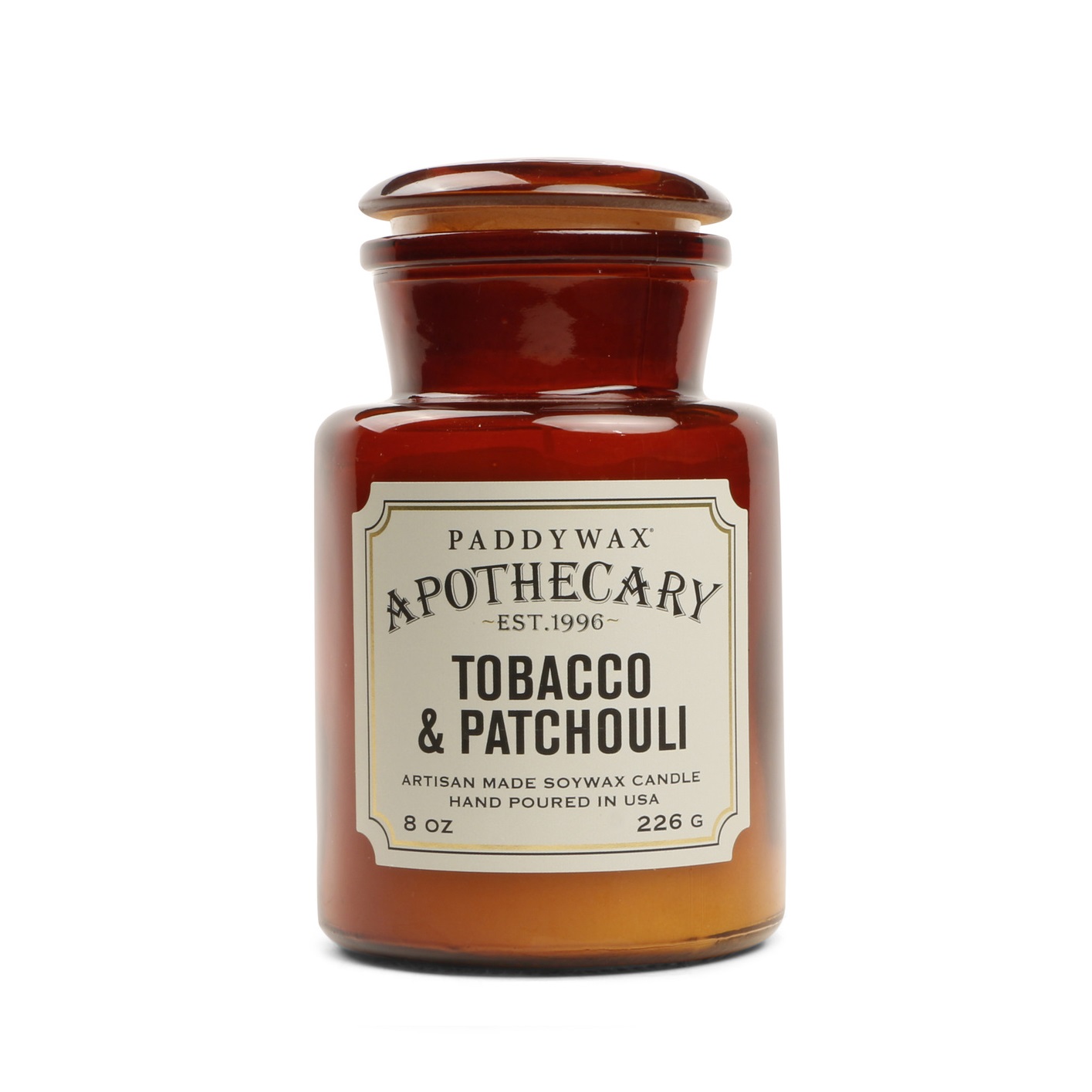 Κερί Apothecary, Tobacco & Patchouli 226gr - Paddywax
