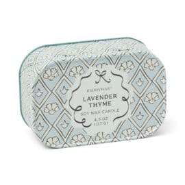 Lavender &amp; Thyme Φυτικό Κερί 127gr σε μεταλλικό δοχείο-κονσέρβα, Cherie – Paddywax
