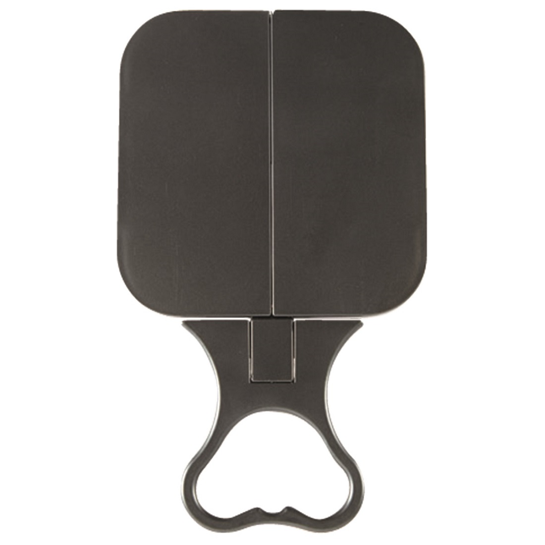 Αναδιπλούμενος, μαύρος καθρέφτης ταξιδίου 23x12cm True Image - By Upper Canada