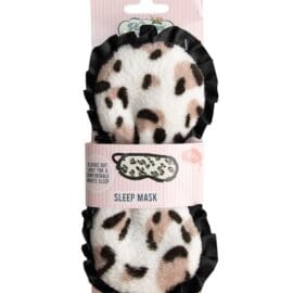 Fluffy Ασπρόμαυρη Λεοπάρ μάσκα ύπνου – By Upper Canada