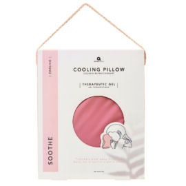 Ροζ μαξιλάρι ύπνου ή καθίσματος με cooling gel 39.5*49.5 – By Upper Canada