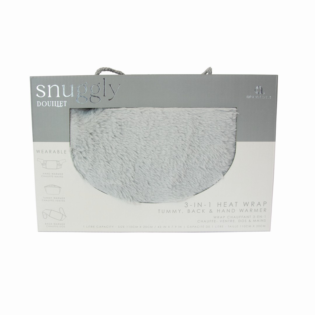 3 Σε 1 Γκρι, φλις θερμοφόρα-ζώνη 110*20cm 1L για κοιλιά, πλάτη, χέρια - By Upper Canada