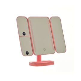 Αναδιπλούμενος LED καθρέφτης, 3x &amp; 5x Μεγεθυντικός – By Upper Canada