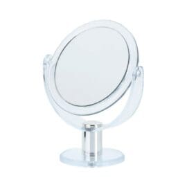 10Χ Μεγεθυντικός περιστρεφόμενος, διάφανος καθρέφτης με βάση, Gold Bow -By Upper Canada