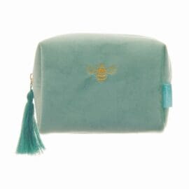 Βελούδινο, Μικρό Boxy βεραμάν νεσεσέρ Summer Bee Make-up Bag 12x16x10cm – By Upper Canada
