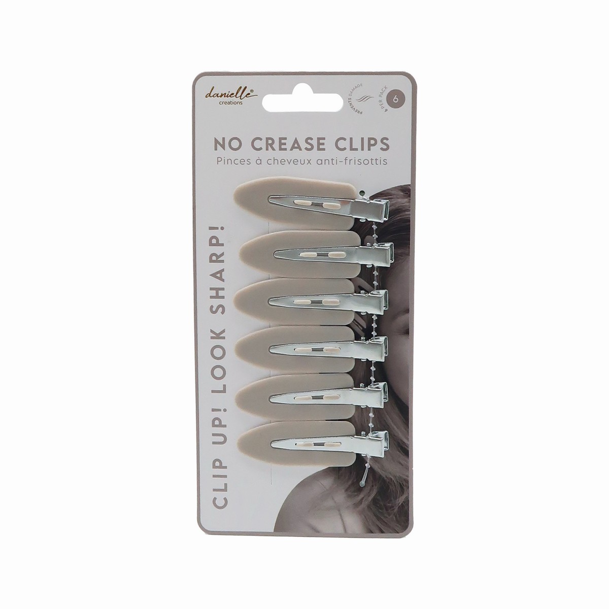 Σετ με 6 Creaseless Clips για Μαλλιά - By Upper Canada
