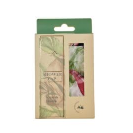 Αδιάβροχο εμπριμέ-κρεμ σκουφάκι για το ντουζ, Botanical Cream – By Upper Canada