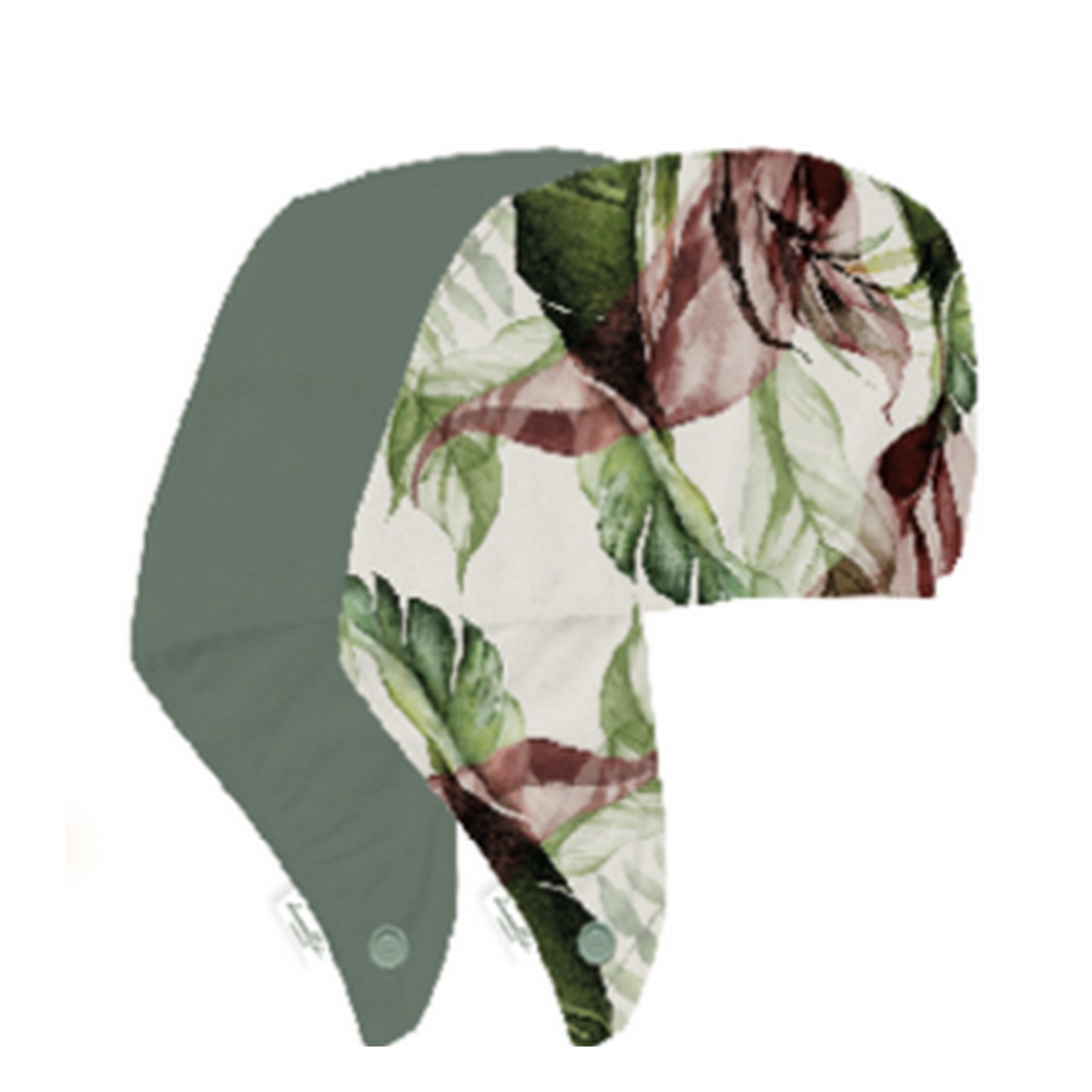 Στε με 2 Hair Turbans, Botanical Cream - By Upper Canada - Image 2