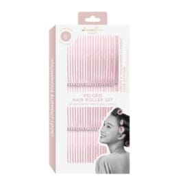 Velcro Ρολά μαλλιών Ροζ 12τμχ, Voluminous blow out look – By Upper Canada