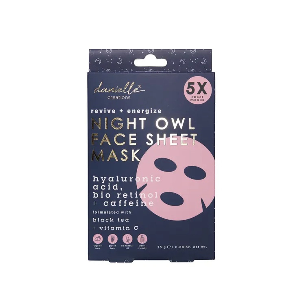Night Owl Σετ με 5 Μάσκες Προσώπου με βιταμίνη C - By Upper Canada