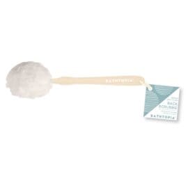 Βούρτσα σώματος με λούφα και μακριά λαβή μπαμπού, Bathtopia – By Upper Canada