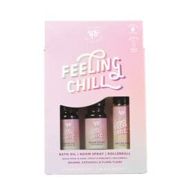 Relaxing Set με αιθέρια έλαια: Bath Oil 9ml, Room Spray 9ml &amp; Rollerball 10ml – By Upper Canada