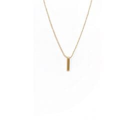 Υποαλλεργικό Κολιέ Χρυσό Με Μενταγιόν 40/42CM (1G1F) Farma Bijoux