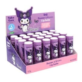 Lip Balm με γεύση Blackberry Hello Kitty Kuromi 45g (Stand 24 τεμάχια)