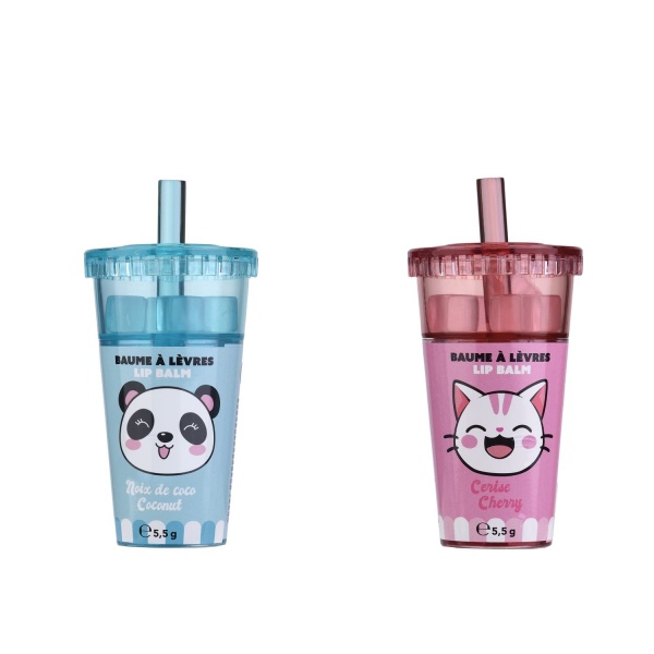 Lip Balm Kawai Friends Σε Σχήμα Γρανίτας Take Care (Stand 24 τεμάχια) - Image 3