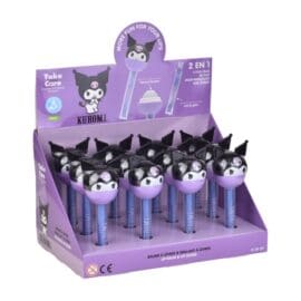 HK Kuromi Lip Balm & Lip Gloss lollipop 2 σε 1 (Stand 12 τεμάχια) Take Care