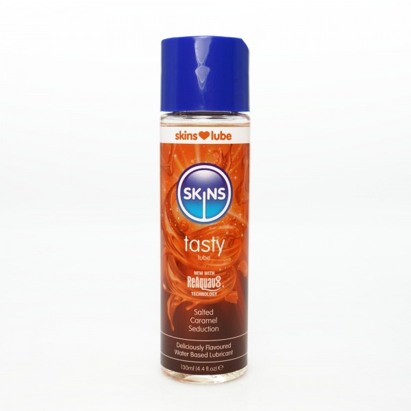 Skins Salted Caramel Αλμυρή Καραμέλα Λιπαντικό Νερού 130ml Skins Sexual Health
