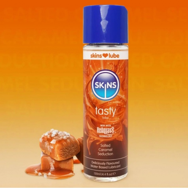 Skins Salted Caramel Αλμυρή Καραμέλα Λιπαντικό Νερού 130ml Skins Sexual Health - Image 2